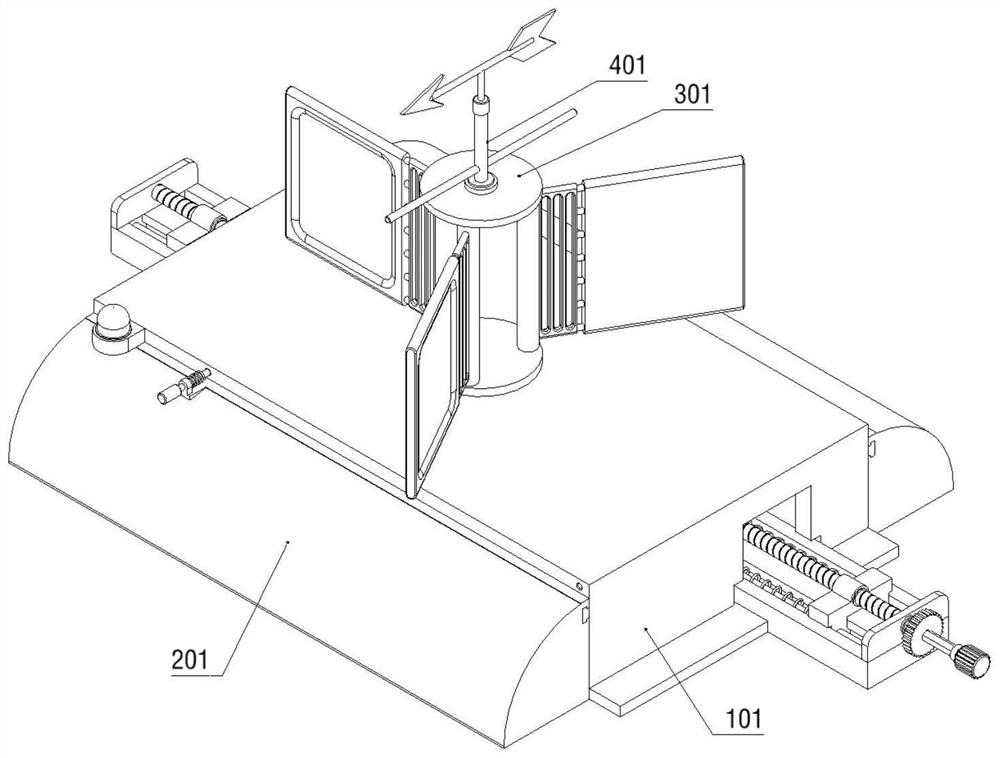 Wind power monitoring and controlling device for tower crane in constructional engineering