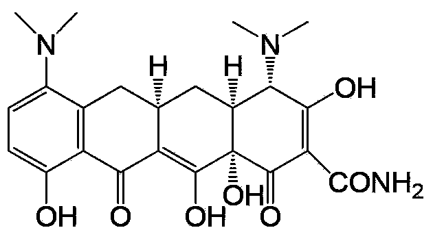 Preparation method and intermediate of minocycline