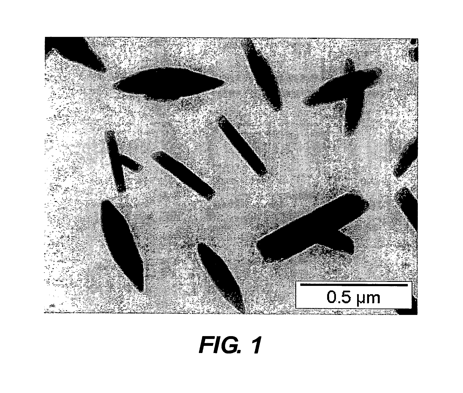 Thermally developable materials containing organic silver salts with rod-like morphology and method of making and using