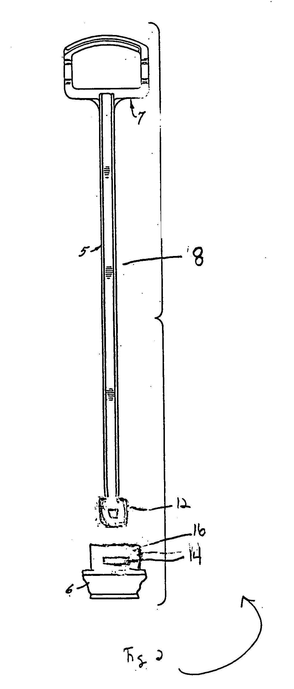 Two piece design for coordinate loop hanger