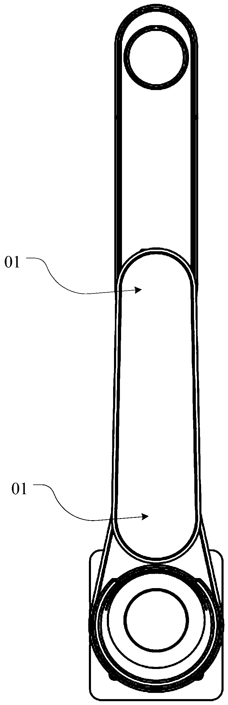 Motion control method of mechanical arm, microcontroller and storage medium