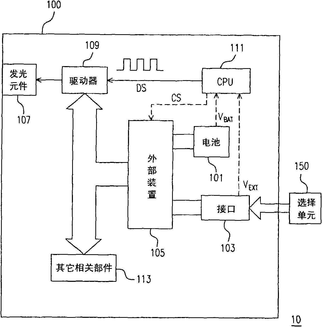 Projector and power supply control method thereof