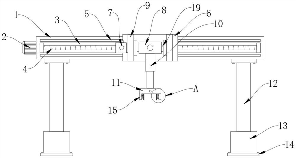 A kind of high-efficiency transfer device for smt placement line and using method thereof