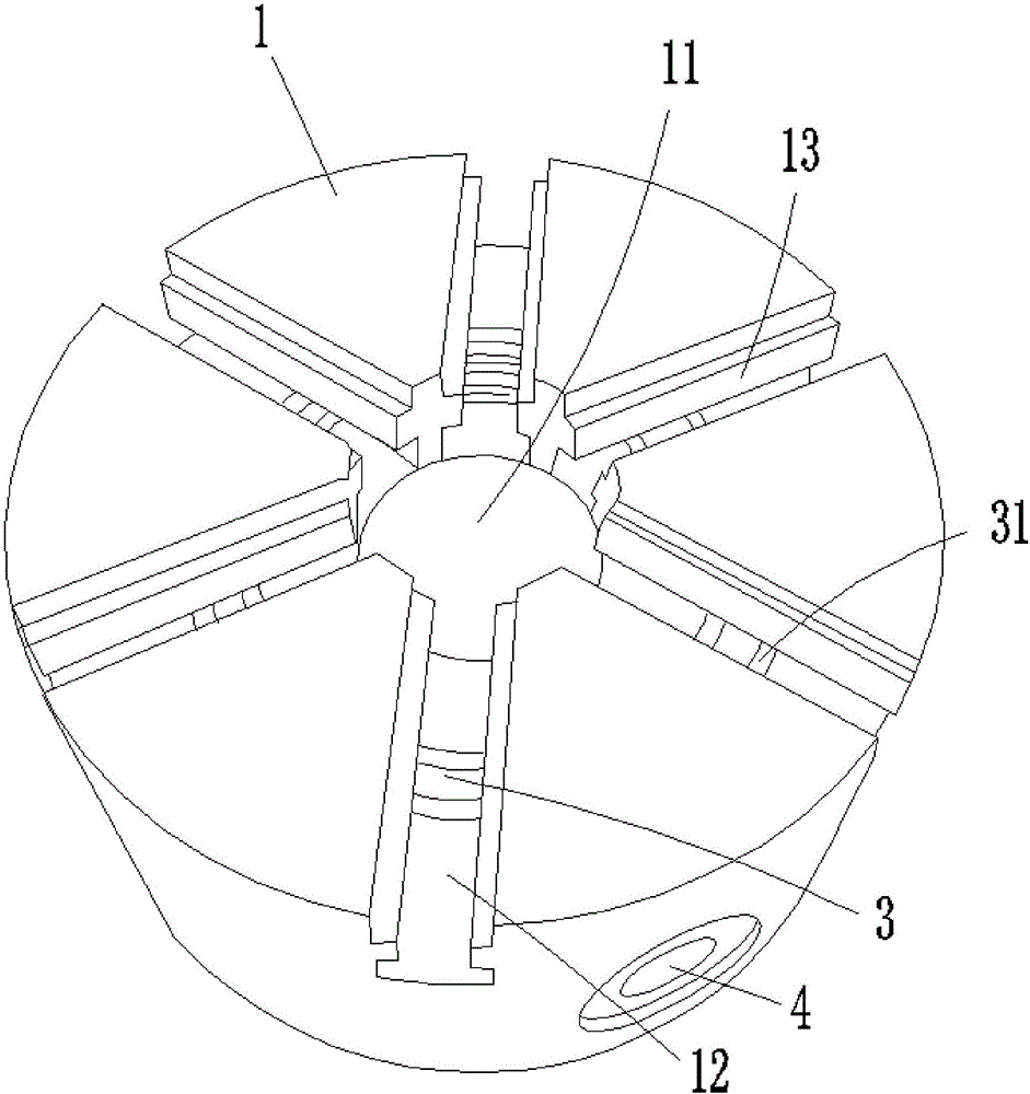 Hole opener adjustable in hole diameter