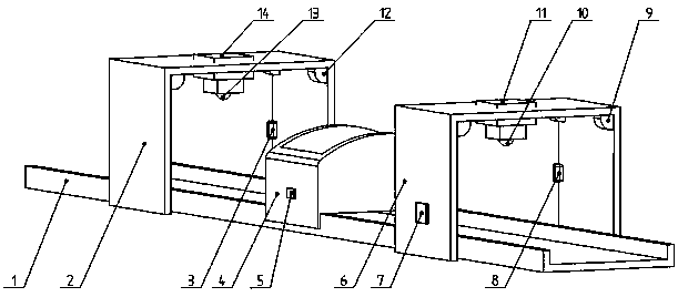 A prefabricated segment quality inspection and statistical system and method for a tunnel prefabricated segment production line