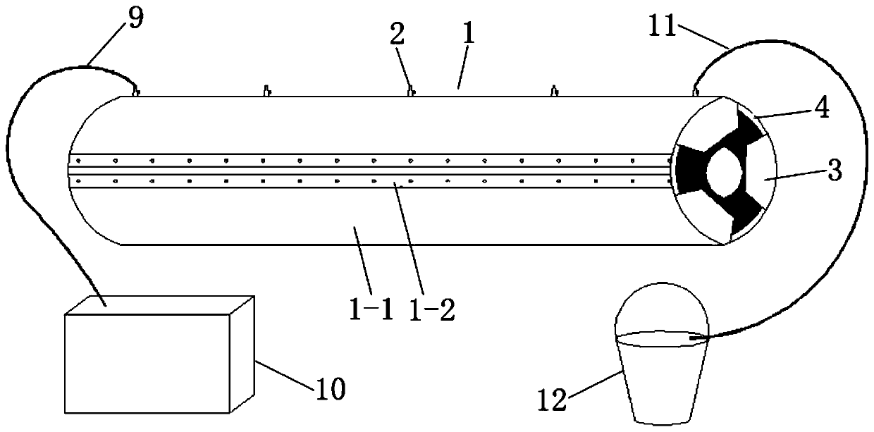 Thick fireproof coating construction device and construction method thereof