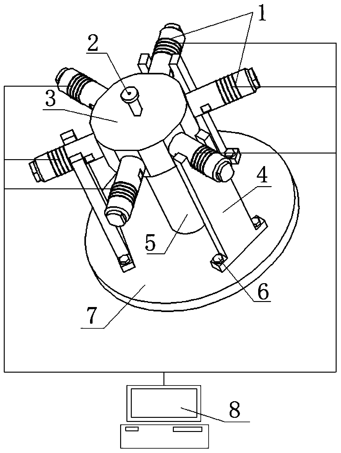 Ultrasonic assisted indexable end mill blade one-way pressing device