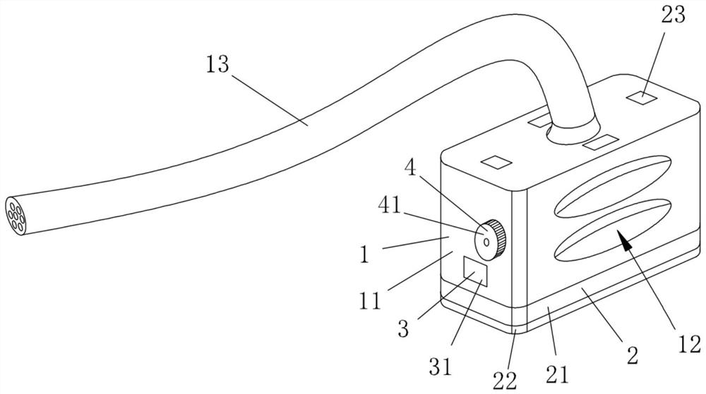 Heart color ultrasound probe capable of avoiding excessive pressing and implementing intelligent positioning