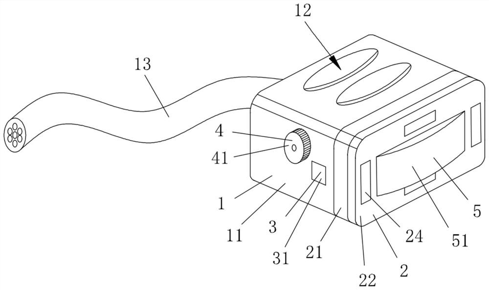 Heart color ultrasound probe capable of avoiding excessive pressing and implementing intelligent positioning