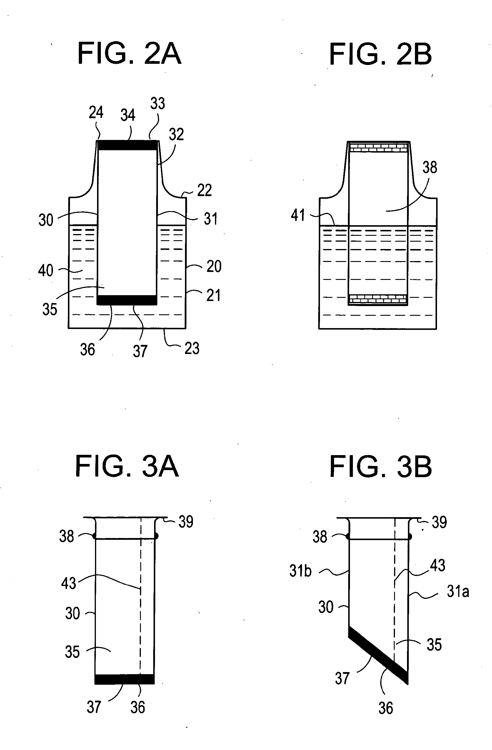 Containers for reducing or eliminating foaming