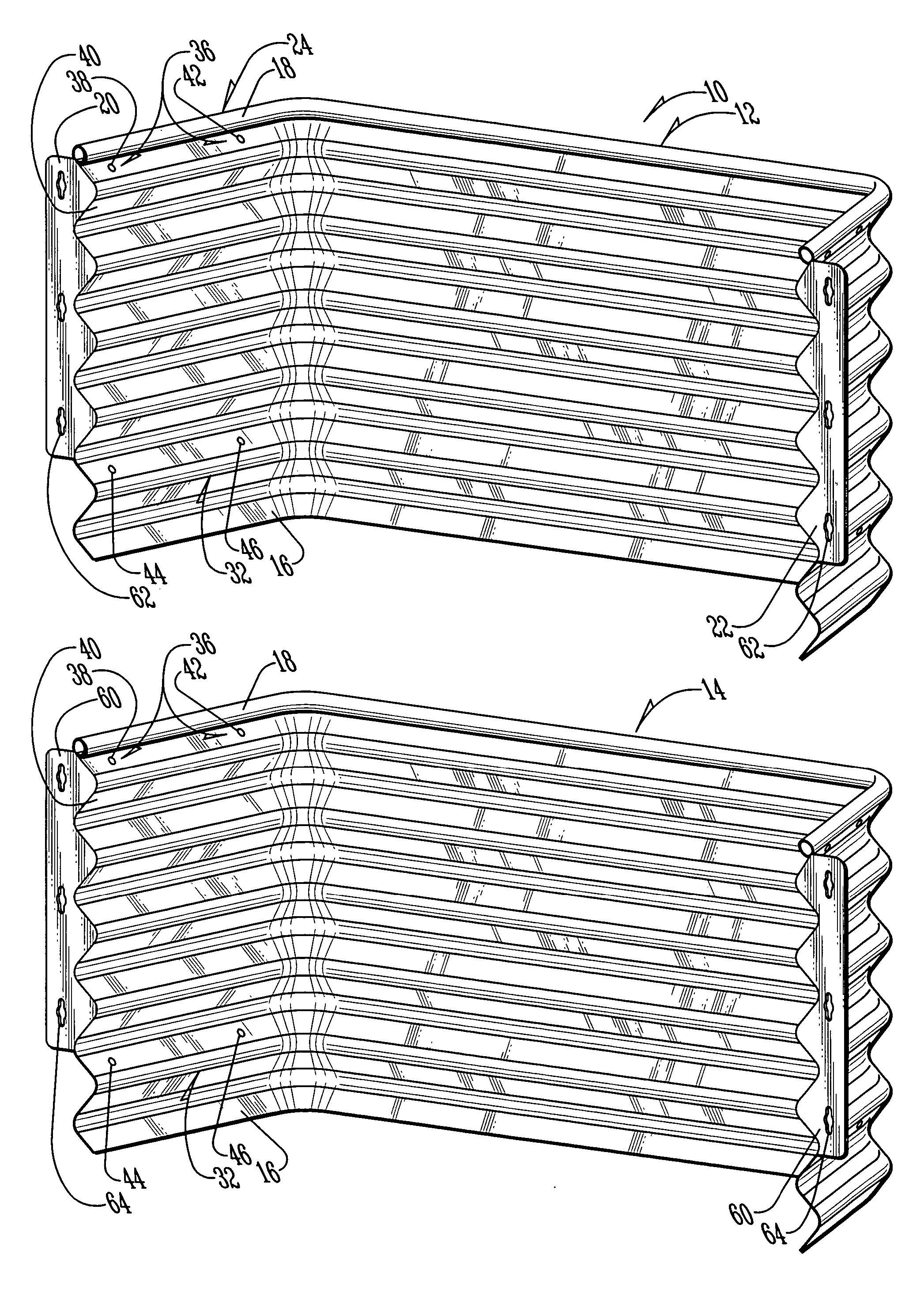 Modular area wall