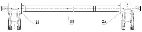 Disassembly and assembly tool and method for detachable interference-fit anti-rolling torsion bar