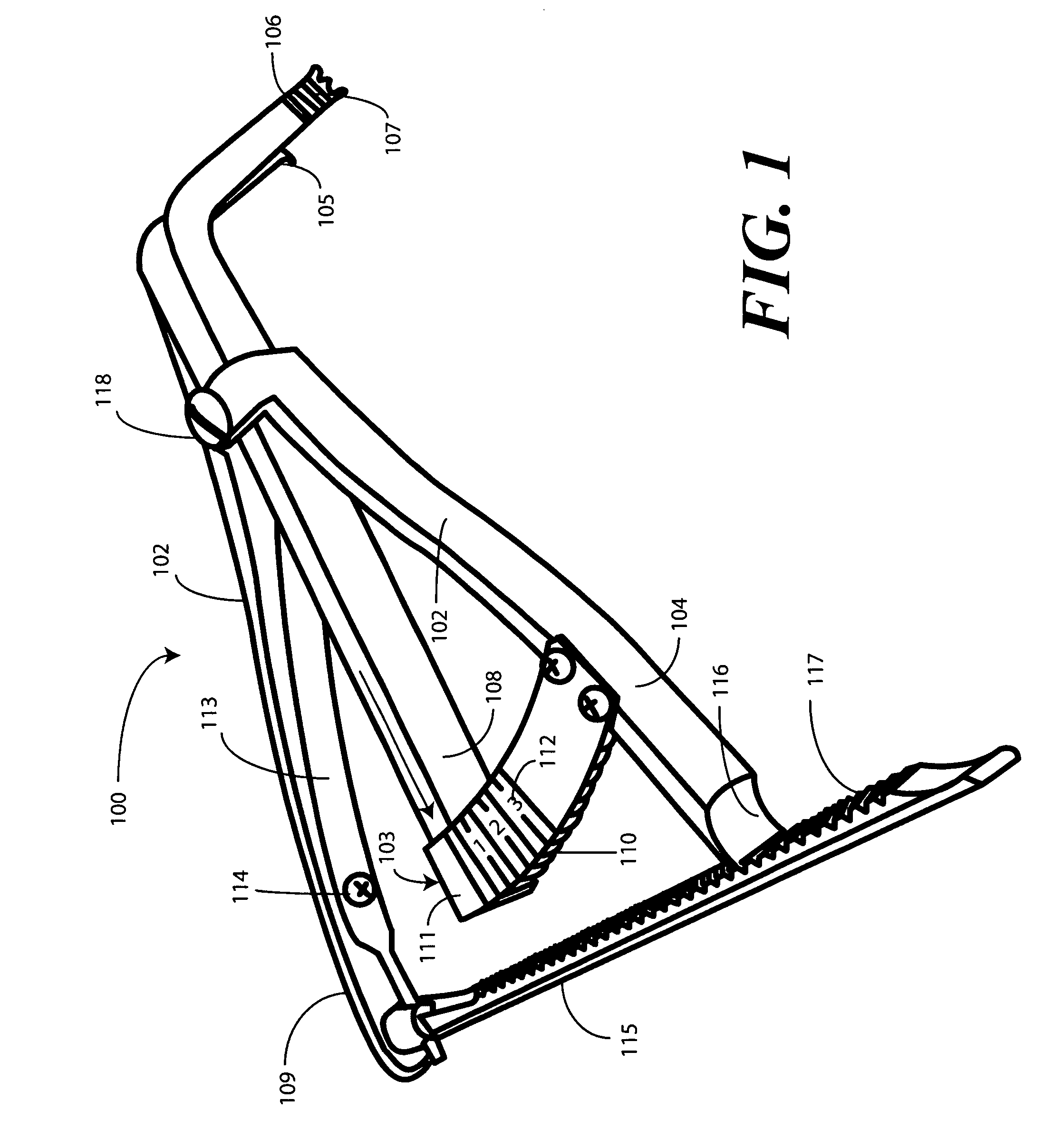 Femoral Tibial Spreader with Tensor Measurement