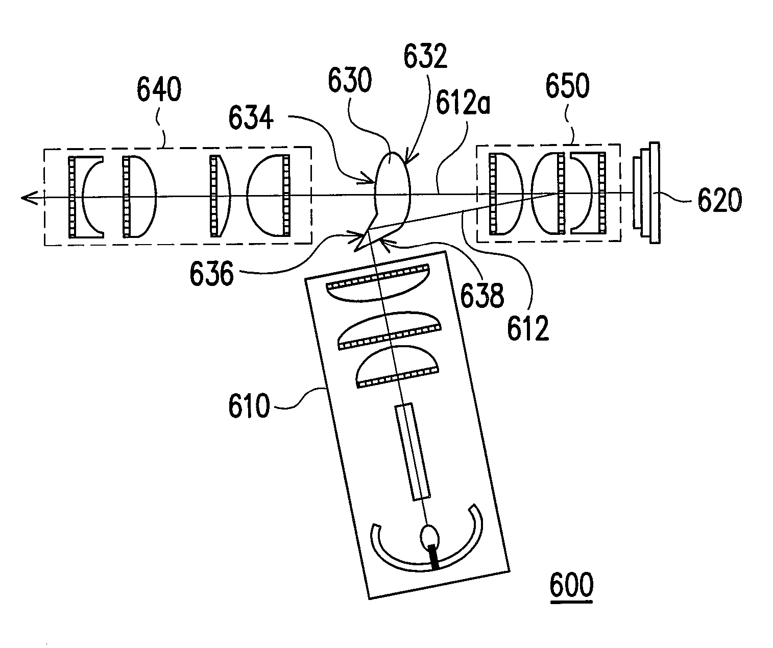 Optical projection apparatus