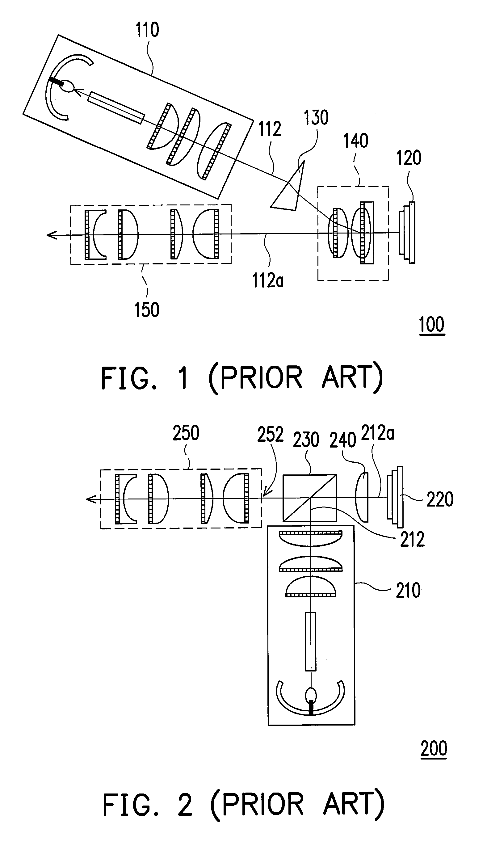 Optical projection apparatus