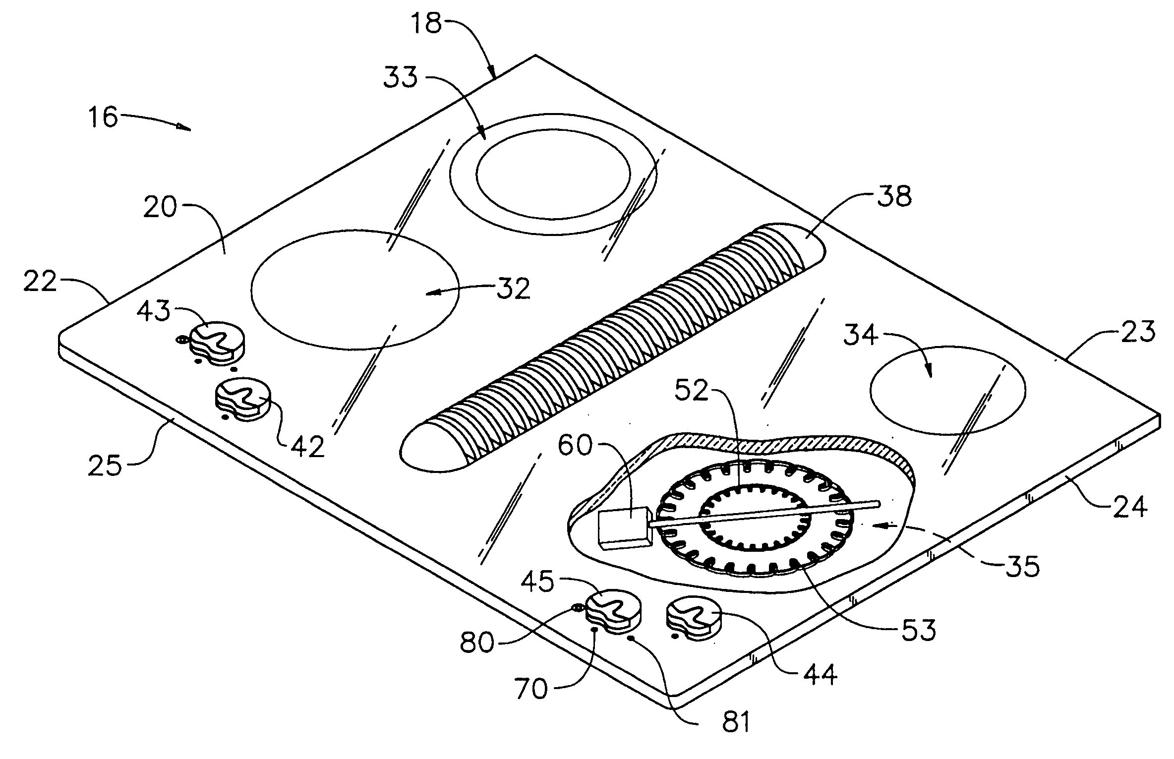 Infinite temperature control for heating element of a cooking appliance