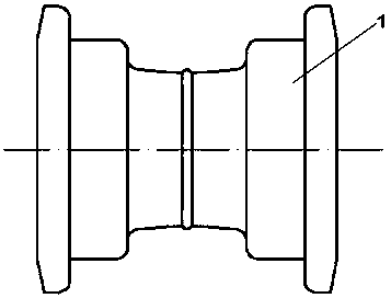 Easy-to-assemble wear-resistant dual-side supporting wheel