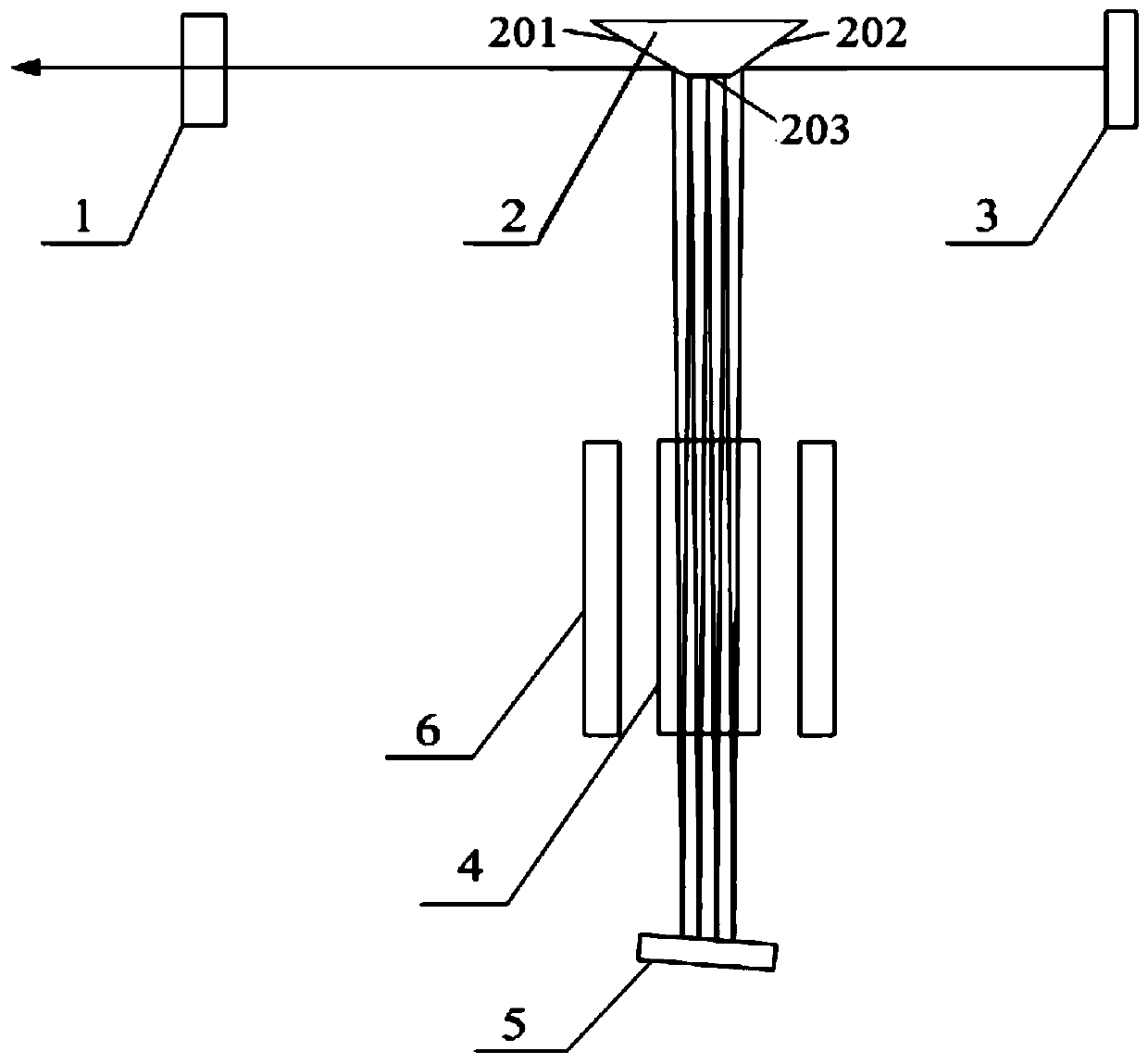 Lasers Reflected by an Inverted Trapezoidal Prism