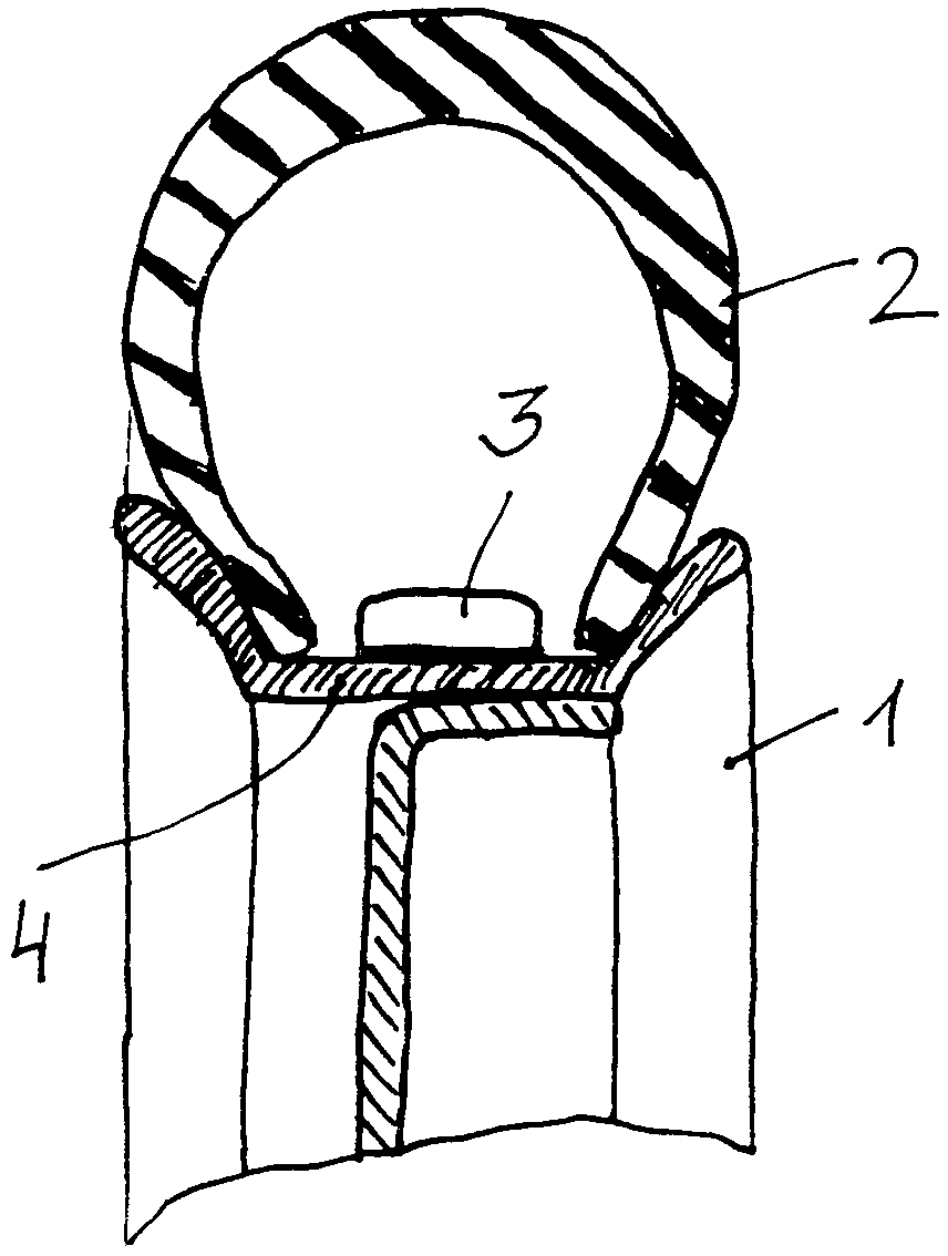 Device for detecting and signaling a physical value when connected to a rim, and rim comprising such a device
