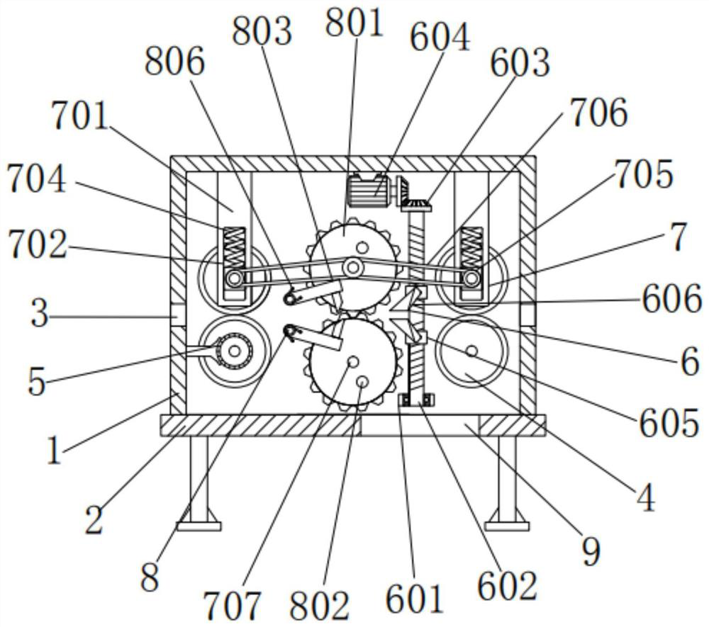 Cable sheath separating device for power construction