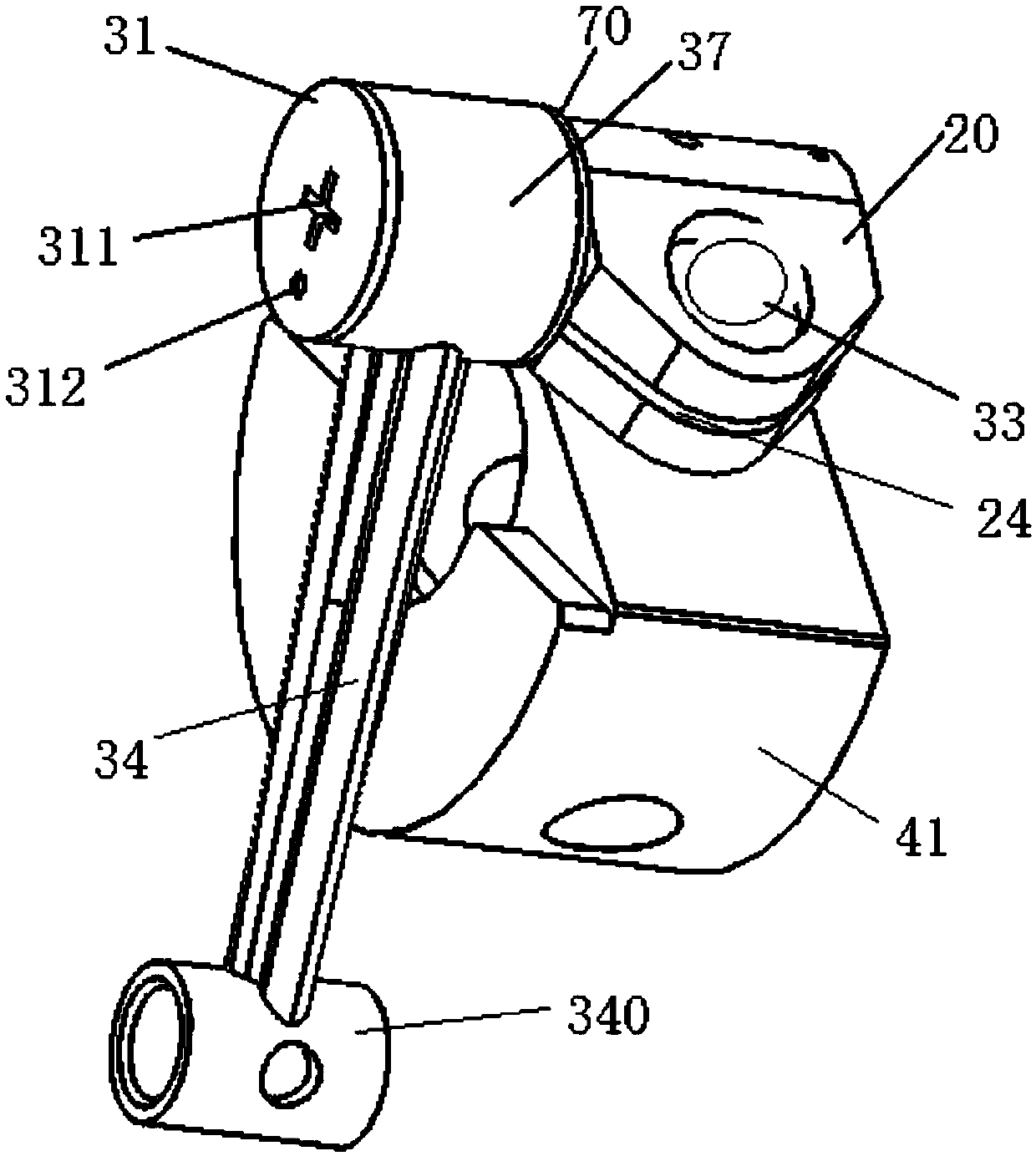 Needle bar stroke adjusting mechanism and sewing machine with same