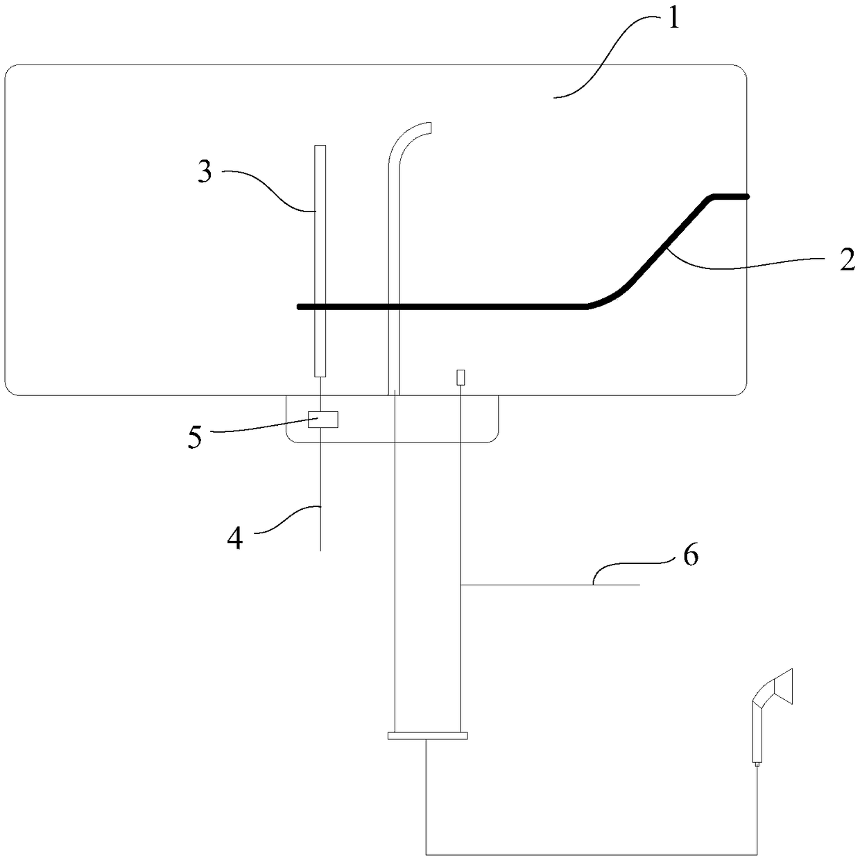 Automatic blow-down electric water heater and sanitary system