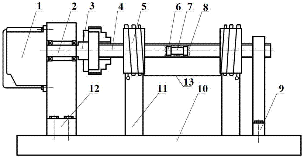 A device suitable for high-efficiency finishing of the inner surface of a non-magnetic workpiece