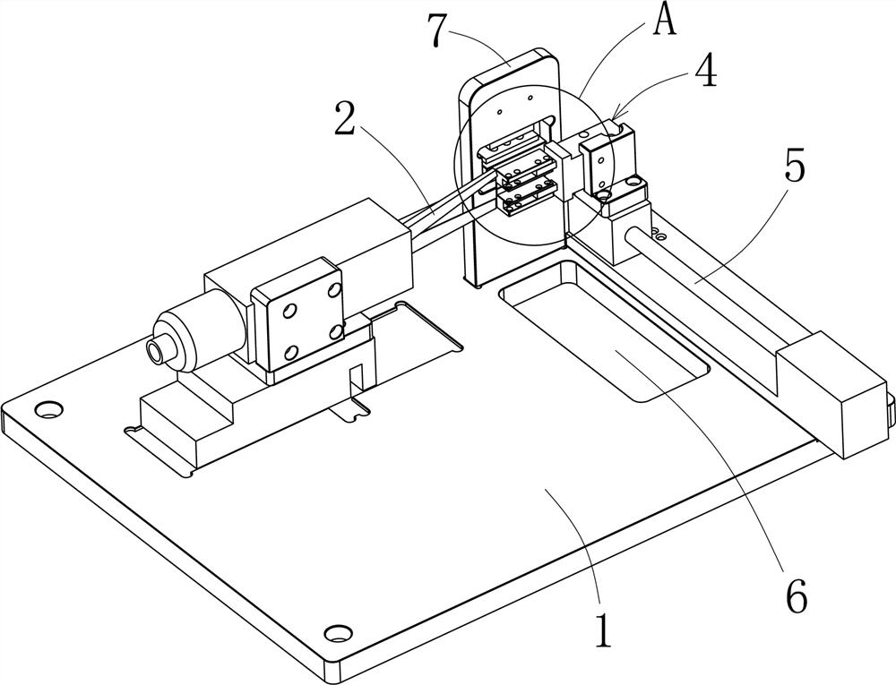 Automatic line cutting machine and process