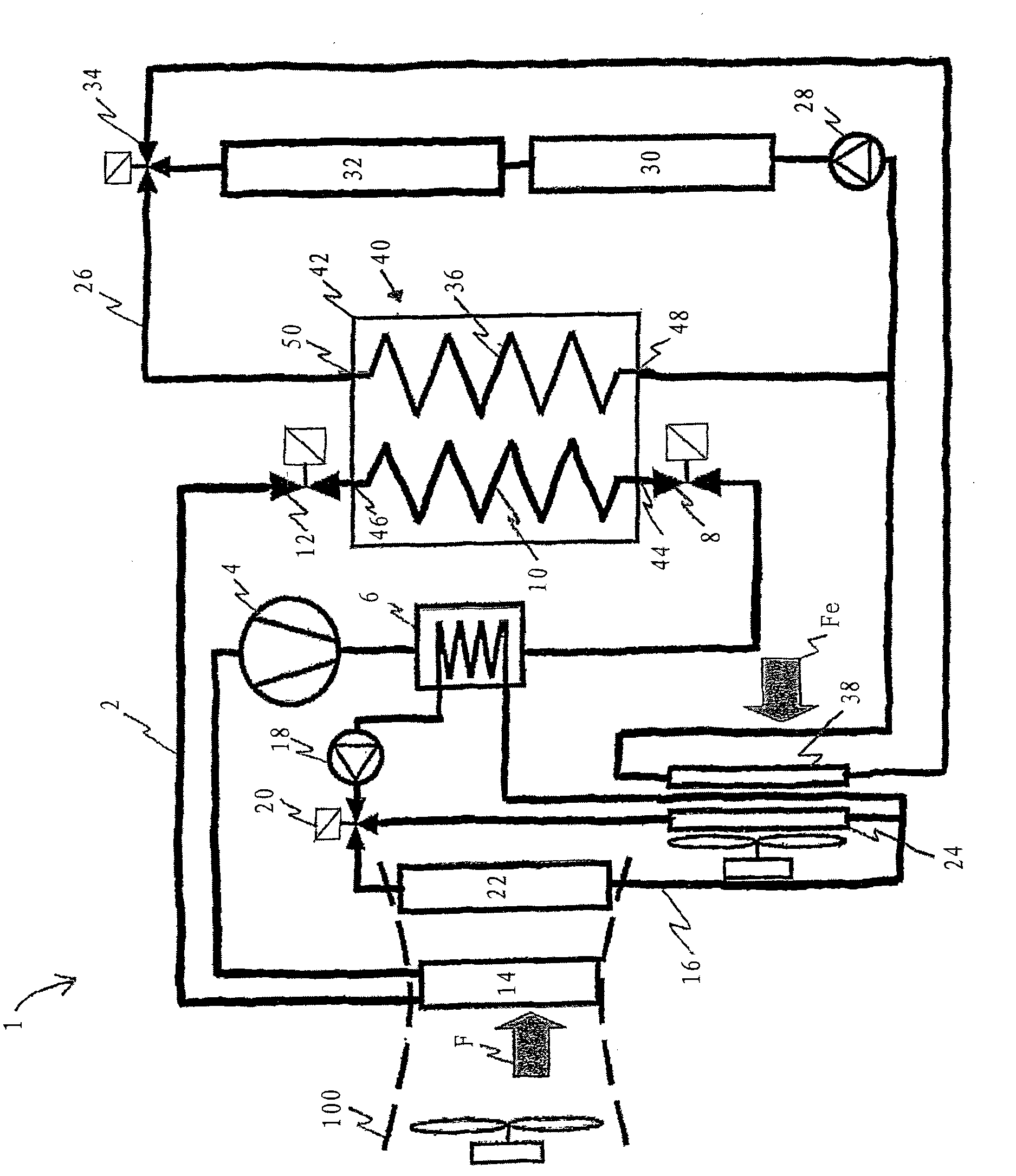 Heat exchange device and thermal management system