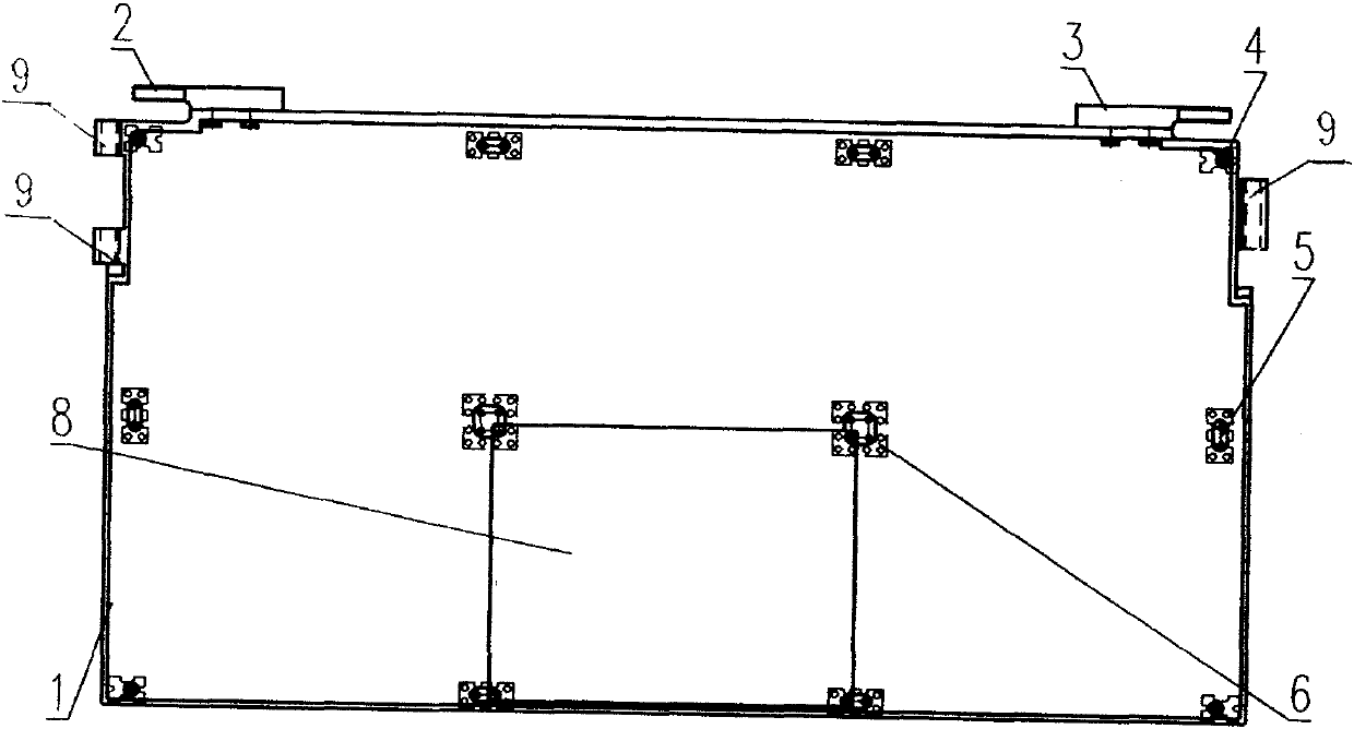 Manufacturing method of metal mosaic side shielding connection in non-metallic composite material