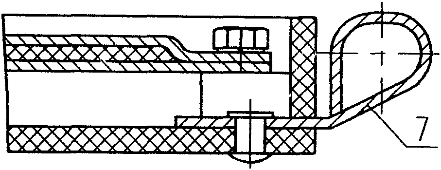 Manufacturing method of metal mosaic side shielding connection in non-metallic composite material