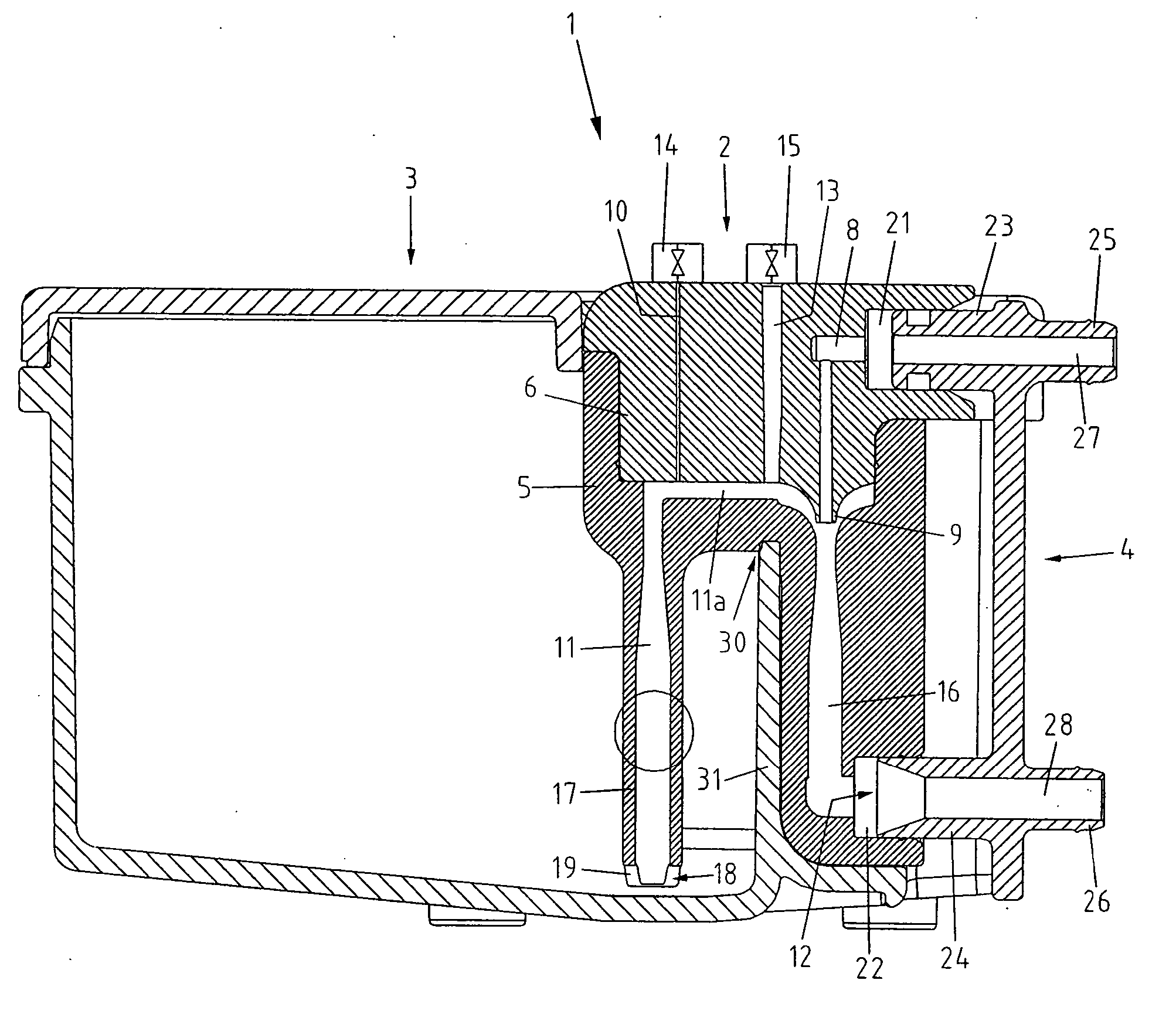Assembly for creating milk froth and/or for heating milk
