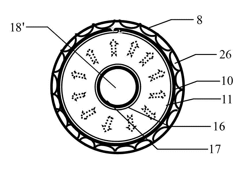 Axial and radial cross flow moving bed reactor and activated coke flue gas desulfurization and denitration technology thereof