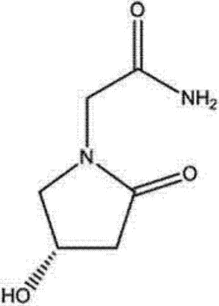 (S)-4-hydroxy-2-oxo-1-pyrrolidineacetamide granule and preparation method thereof