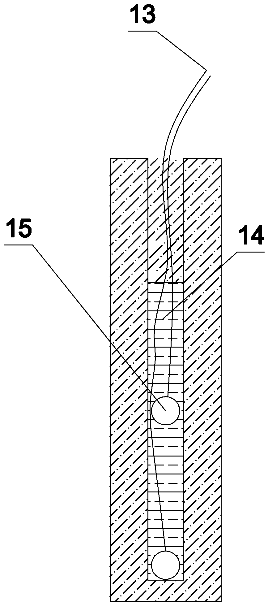 Double-layer overlapped goaf blasting treatment method