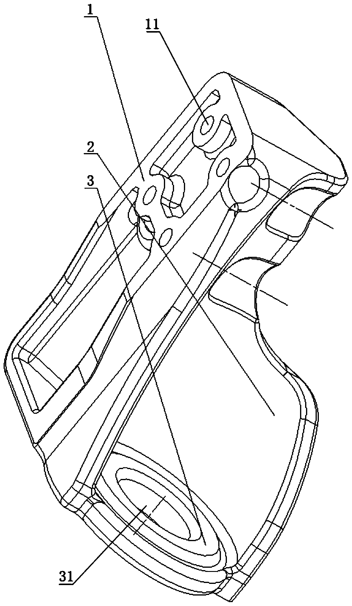 Engine mount structure of engine