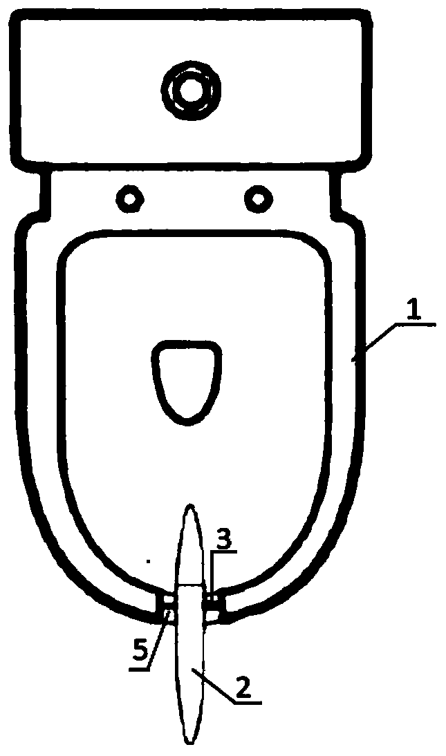 Defecation assisting toilet bowl with perineum supporting function