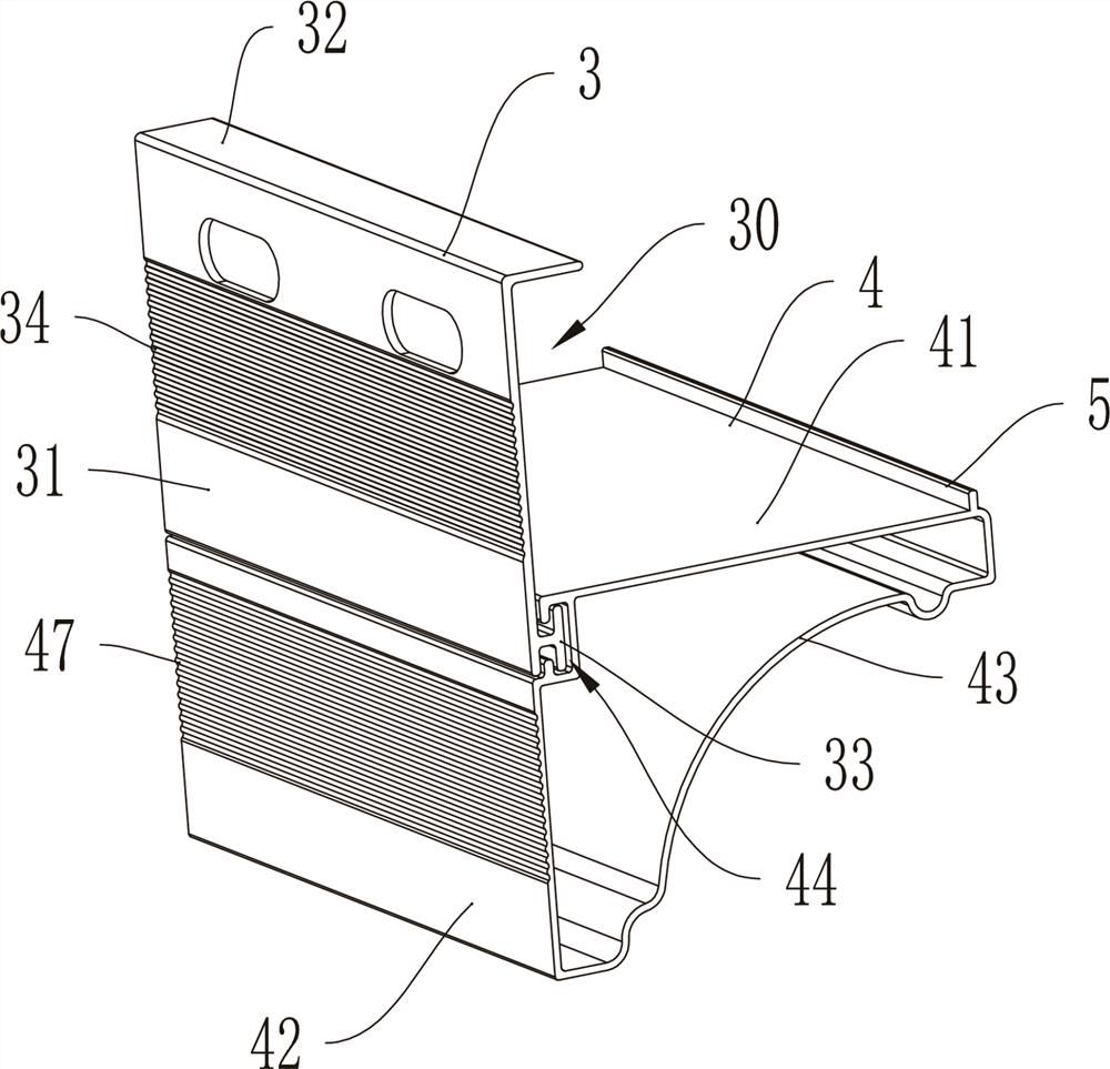 Corner installation structure