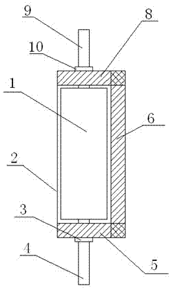 Plastic-aluminum film packed cylindrical lithium ion battery and making method thereof