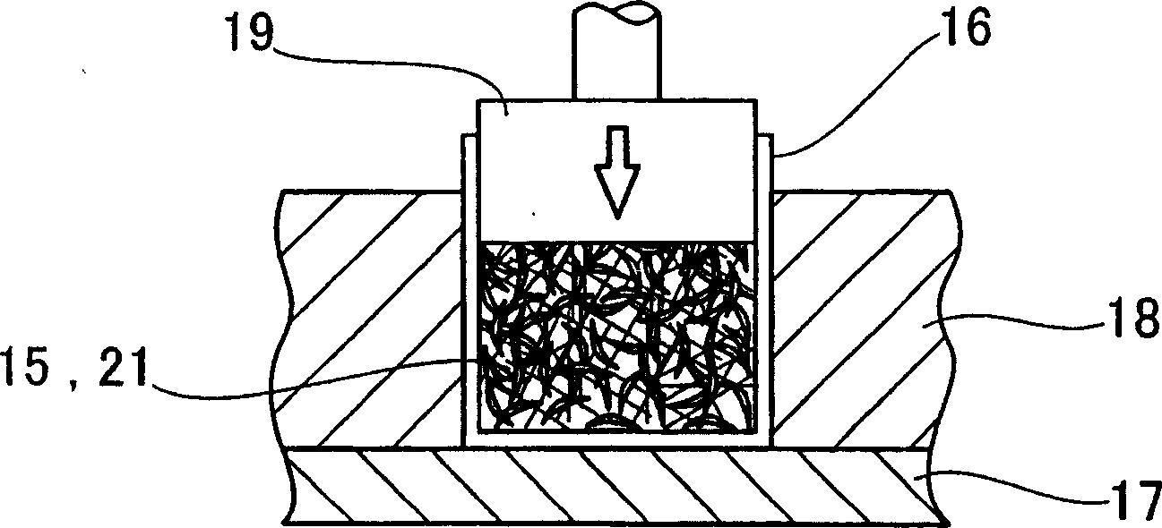 Method for manufacturing nanocarbon-metal composite material