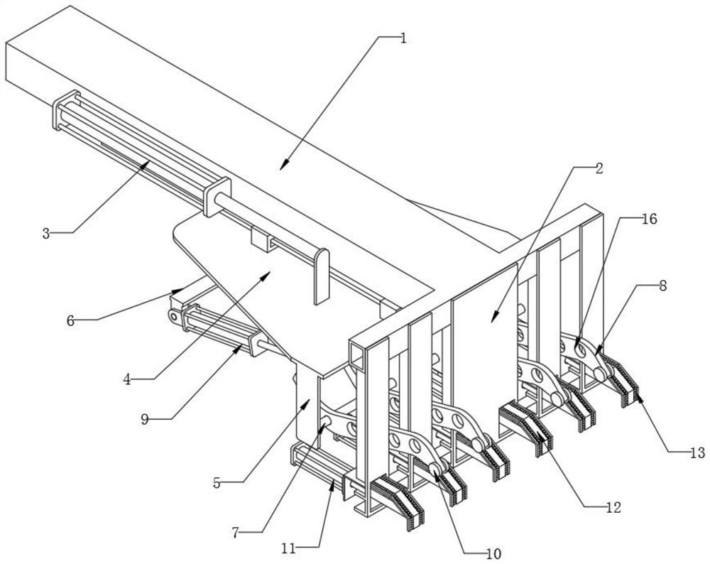 Downward folding type carton pasting machine paper separator