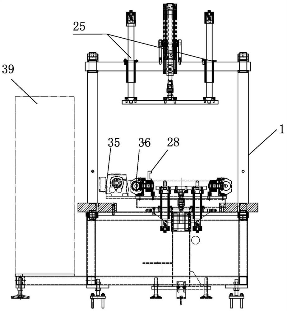 Tray reset device for transmission rear case assembly line