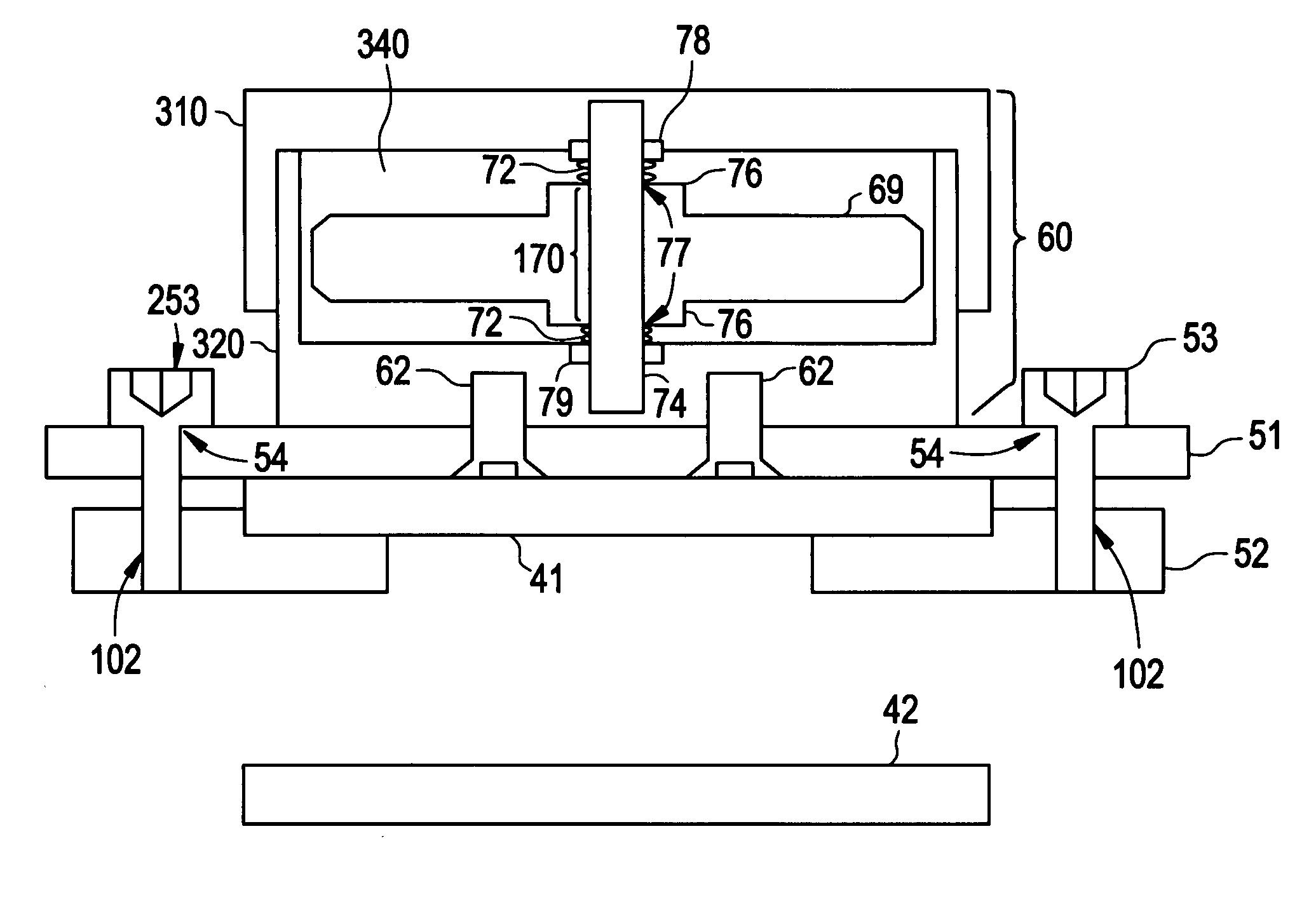 Method and apparatus for reducing vibration in component of a nuclear reactor