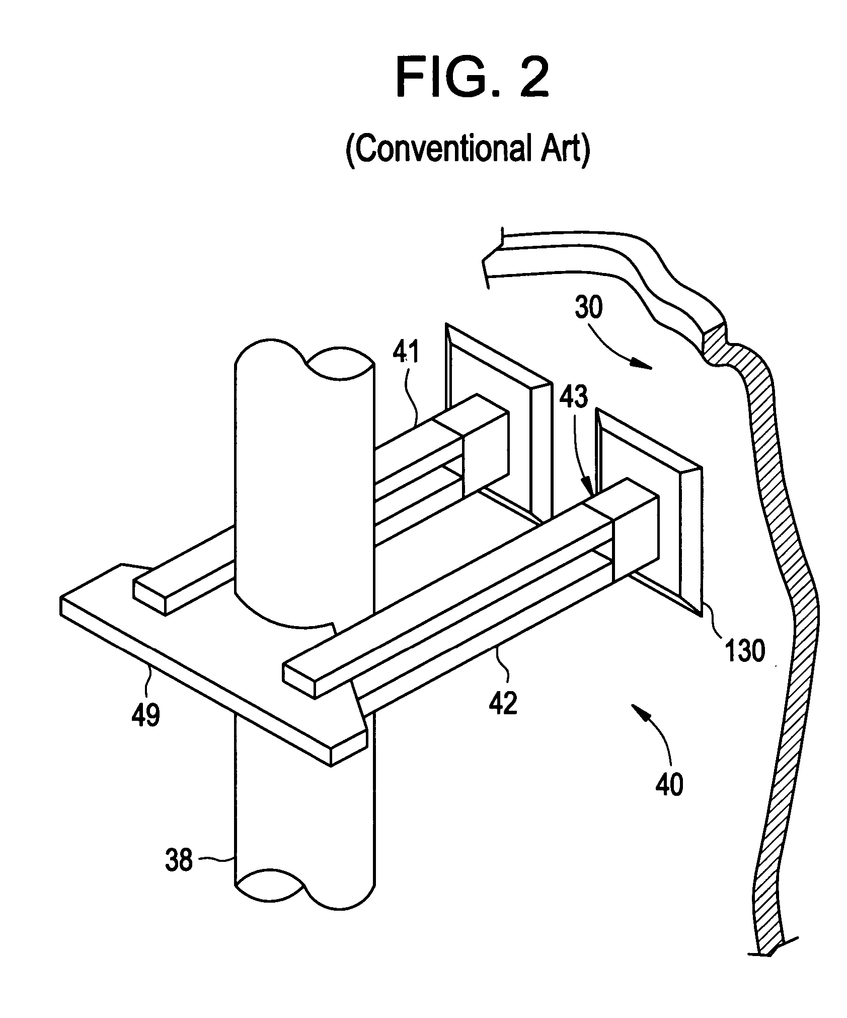 Method and apparatus for reducing vibration in component of a nuclear reactor