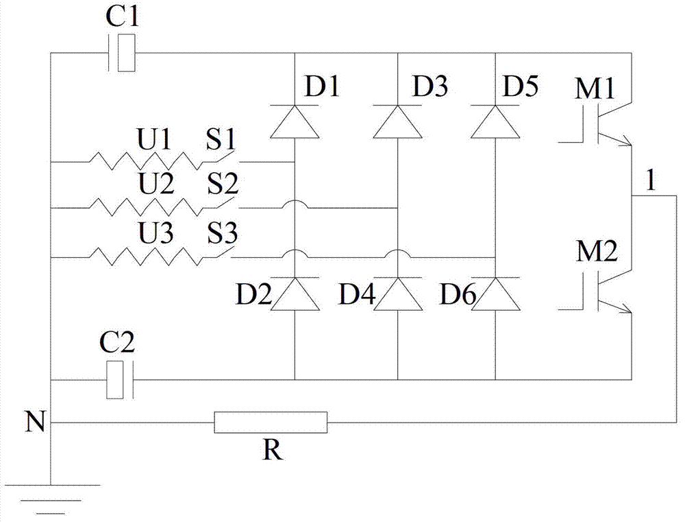 Circuits for thickened oil heating system of oil well