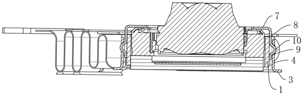 Motor shell and anti-shake structure, photographic device and electronic product