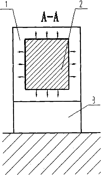 A vacuum negative pressure gas static pressure ultra-precision guide rail