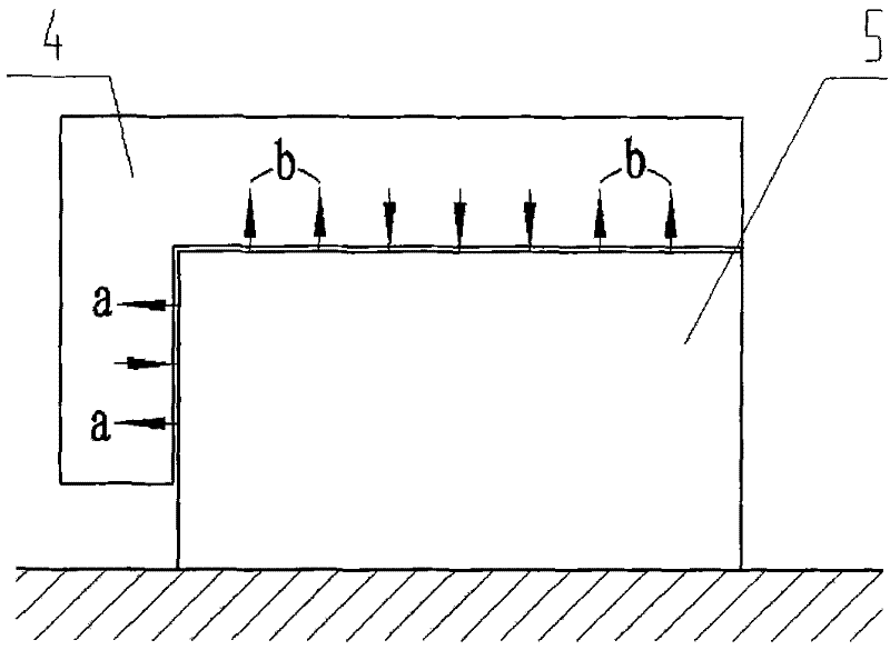 A vacuum negative pressure gas static pressure ultra-precision guide rail