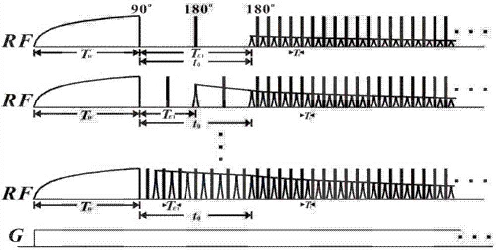 Novel D-T2 pulse applying method based on pulse gradient magnetic field
