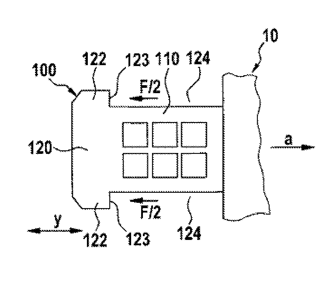 Radiator frame for a cooling module, and cooling module or cooling device for an internal combustion engine